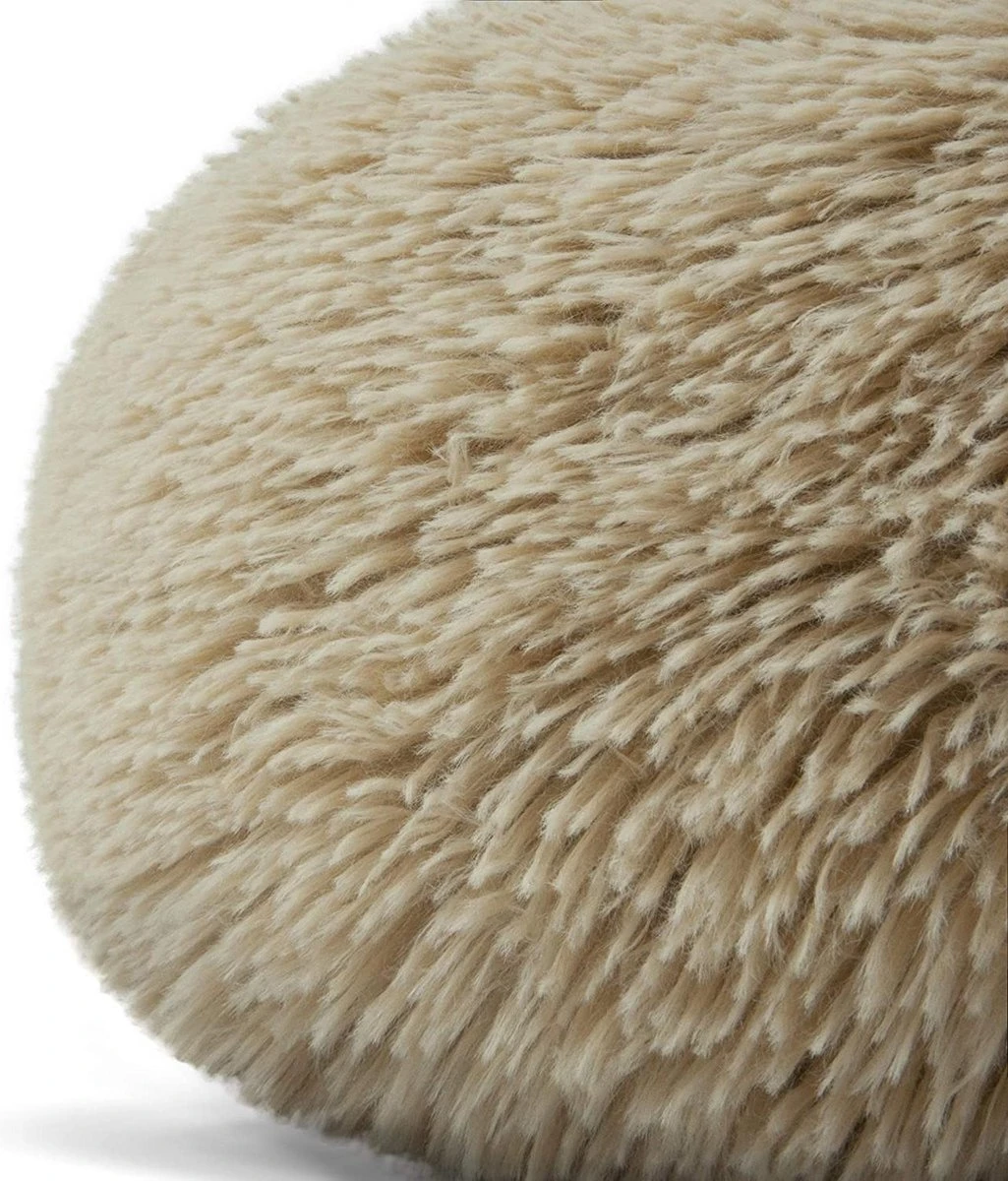Behave Donut Hondenmand - Hondenkussen - Hondenbed - Kattenmand - Fluffy - Donut - 50cm - Beige 2 Behave Donut Hondenmand - Hondenkussen - Hondenbed - Kattenmand - Fluffy - Donut - 50cm - Beige - Afbeelding 2