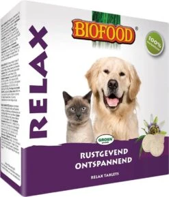 Biofood Relax Hond/Kat Rustgevend/Kalmerend 100 Stuks -Hond Benodigdheden 1026x1200 1