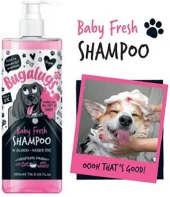 Hondenshampoo Bugalugs - Hondenparfum - Gevoelige Huid - Puppy - Witte Vacht - Langharige Hond 500ML Met Pomp