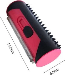 Ondervacht Kam- Hond Borstel - Klittenkam Voor Honden En Katten – Verwijderd Klitten En Voorkomt Verharing- Hondenkam Langharig - Hondenborstel Kortharig- Huisdierborstel - Vachtverzorging- Hondenborstel Rood -Hond Benodigdheden 1038x1200