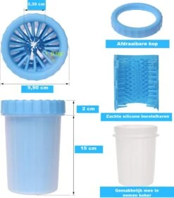 Merkloos Hondenpoot Reiniger - Hondenborstel - Borstel Hond / Kat - Hondenpoten Reiniger - Huisdier Poot Wassen - Borstel - Hondenverzorging - Verzorging Hond - Honden Wassen - Schoonmaak Borstel - Kattenborstel -Hond Benodigdheden 1054x1200