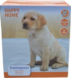 Happy Home Trainingsmat - Zindelijkstraining - 60 Stuks - 60X60 Cm -Hond Benodigdheden 1089x1200
