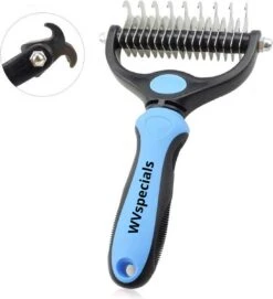 Professionele 2-Zijdige Ondervacht Kam Voor Hond En Kat – Hondenborstel – Kattenborstel - Hondenkam –Anti Klit - Haarverwijderaar Voor Huisdieren - Pijnloos - – Klittenkam – Verwijdert Klitten – Voorkomt Haaruitval – Black Friday - Sinterklaas -Hond Benodigdheden 1093x1200 2