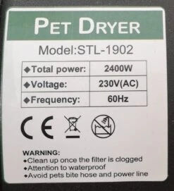 Merkloos Edward&DeVries Professionele Hondenföhn Met 4 Opzetstukken – Waterblazer Voor Honden – Stil Design – Krachtig + Extra Filter - Zwart -Hond Benodigdheden 1095x1200