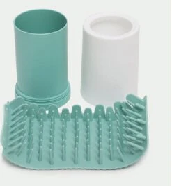 Merkloos Hondenpoten Reiniger - Hond - Kat - Hondenborstel - Grijs -Hond Benodigdheden 1104x1200