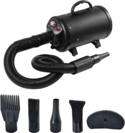 Merkloos Edward&DeVries Professionele Hondenföhn Met 4 Opzetstukken – Waterblazer Voor Honden – Stil Design – Krachtig + Extra Filter - Zwart -Hond Benodigdheden 1128x1200 2