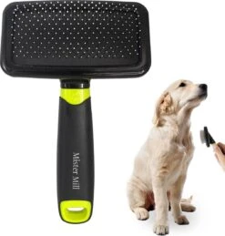 Mister Mill Professionele Set Honden Kattenborstel - Ondervachtkam Plus Slickerborstel -Hond Benodigdheden 1143x1200