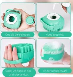 Merkloos Dierenborstel - Douche - Bad - Hond - Kat - Vachtverzorging - Scrubber - Borstel -Hond Benodigdheden 1146x1200 2