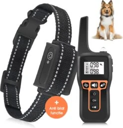 Anti Blafband EN Trainingshalsband In 1 - UNIEK SYSTEEM - 1000m Bereik - 100 Levels - Trainingsband - Antiblafband - Geluid En Vibratie/trilling - Grote En Kleine Honden - Waterdicht - Incl. E-book -Hond Benodigdheden 1153x1200 1