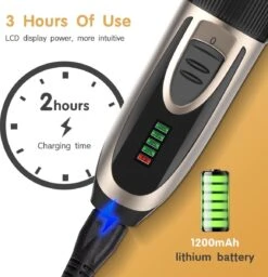 Nobleza Dieren Tondeuse Set - 4 Opzetkammen - Draadloos - Voor Huisdieren Katten & Honden -Hond Benodigdheden 1159x1200