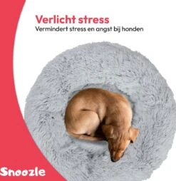 Snoozle Donut Hondenmand - Zacht En Luxe Hondenkussen - Wasbaar - Fluffy - Hondenmanden - 60cm - Lichtgrijs 17 Snoozle Donut Hondenmand - Zacht En Luxe Hondenkussen - Wasbaar - Fluffy - Hondenmanden - 60cm - Lichtgrijs -Hond Benodigdheden 1165x1200 5