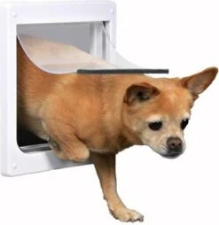 Trixie 2-Weg Hondenluik Wit - S-M 30 X 36 CM -Hond Benodigdheden 1169x1200 3