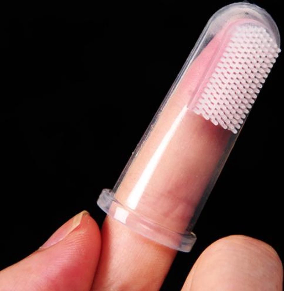 Merkloos Vinger Tandenborstel – 2 X 9 Merkloos Vinger Tandenborstel – 2 X - Afbeelding 9