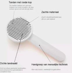 Kattenborstel - Kattenkam - Hondenborstel - Kattenhaar Verwijderaar - Haarverwijderaar Voor Huisdieren - Kattenhaar - Hondenhaar - Haarverwijderaar Voor Huisdieren - Langharig/Kortharig - Katten Accessoires - Katten - Blauwe Kleur -Hond Benodigdheden 1178x1200