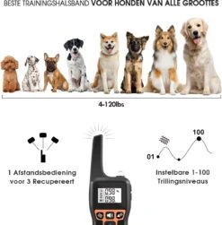 Anti Blafband EN Trainingshalsband In 1 - UNIEK SYSTEEM - 1000m Bereik - 100 Levels 17 Anti Blafband EN Trainingshalsband In 1 - UNIEK SYSTEEM - 1000m Bereik - 100 Levels -Hond Benodigdheden 1179x1200 10