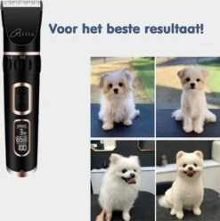 Tjilla Professionele Dieren/honden Tondeuse Set Extra Krachtig - Honden Trimmer - Lang Of Kortharige Huisdieren Katten & Honden - Draadloos - Weinig Geluid -Hond Benodigdheden 1194x1200 1