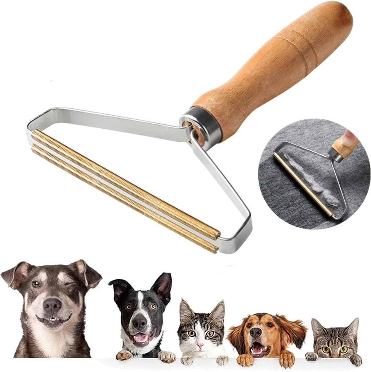 Pluizen Verwijderaar - Kleding Ontpiller - Wollen Kleding - Verwijdert Dierenhaar - Haren Verwijderen - Kledingborstel - Meubelborstel - Draagbare Lint Remover - Haarverwijderaar - Harenborstel - Huisdieren Borstel 2 Pluizen Verwijderaar - Kleding Ontpiller - Wollen Kleding - Verwijdert Dierenhaar - Haren Verwijderen - Kledingborstel - Meubelborstel - Draagbare Lint Remover - Haarverwijderaar - Harenborstel - Huisdieren Borstel - Afbeelding 2