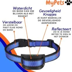 MyPets™ Anti-blafband - Anti Blaf Apparaat - Voor Kleine Honden En Grote Honden - Diervriendelijk - Opvoedingshalsband - Trainingshalsband - 2022/2023 Versie - Inclusief Batterijen -Hond Benodigdheden 1197x1200 7