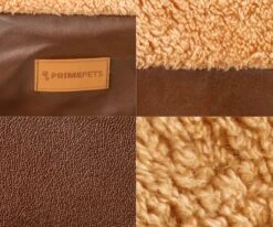 PrimePlus Hondenkussen XL Bruin/Cognac - 120x80x10 CM - Zacht En Luxe Hondenmand - Hondenbed - Hondenmat - Orthopedisch Hondenkussens -Hond Benodigdheden 1200x1000 5