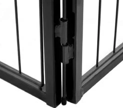 Transformeerbare Hondenren - Dieromheining Van 60 Cm Hoog En 210 Cm Diagonaal - Zwart -Hond Benodigdheden 1200x1061 4