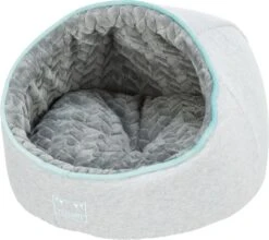 Trixie Hondenmand Iglo Junior Lichtgrijs / Mintgroen - 40X40X27 CM -Hond Benodigdheden 1200x1067 5