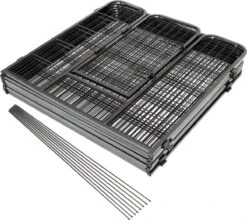 Merkloos Premium Puppyren - 80 Cm Hoog - 640 Cm Omtrek - Hondenren - Hondenhok - Grijs Hamerslag 10 Merkloos Premium Puppyren - 80 Cm Hoog - 640 Cm Omtrek - Hondenren - Hondenhok - Grijs Hamerslag -Hond Benodigdheden 1200x1069 2