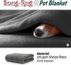 Snug-Rug Huisdier Deken Voor Honden En Katten – Small Slate Grey Kattendeken Hondendeken – Vetbed Hond Bench Bank Fleece Kat Dierendeken Kattendekentjes Kattendekentje Dierenmat Hondenmat Plaid Kattendekens Kattenplaid -Hond Benodigdheden 1200x1099 2