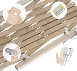 Houten Traphekje Harmonica | Traphekje Hond & Huisdieren | Extra Stevig | Inklapbaar | Met Klembevestiging | Deurhek Accordeon | Deurhekje | Hondenhek | Huisdier Hekje | Traphekje Houten -Hond Benodigdheden 1200x1107 6