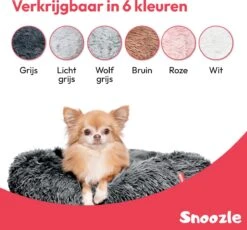 Snoozle Donut Hondenmand - Zacht En Luxe Hondenkussen - Wasbaar - Fluffy - Hondenmanden - 70cm - Grijs 16 Snoozle Donut Hondenmand - Zacht En Luxe Hondenkussen - Wasbaar - Fluffy - Hondenmanden - 70cm - Grijs -Hond Benodigdheden 1200x1118 3