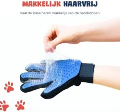 Merkloos Vachtverzorgingshandschoen -Hond Benodigdheden 1200x1120 2