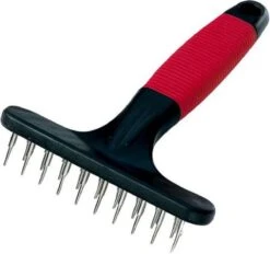 Ferplast Herderhark Dubbel - Hondenvachtborstel - 11x15.5 Cm Rood Zwart -Hond Benodigdheden 1200x1128 2