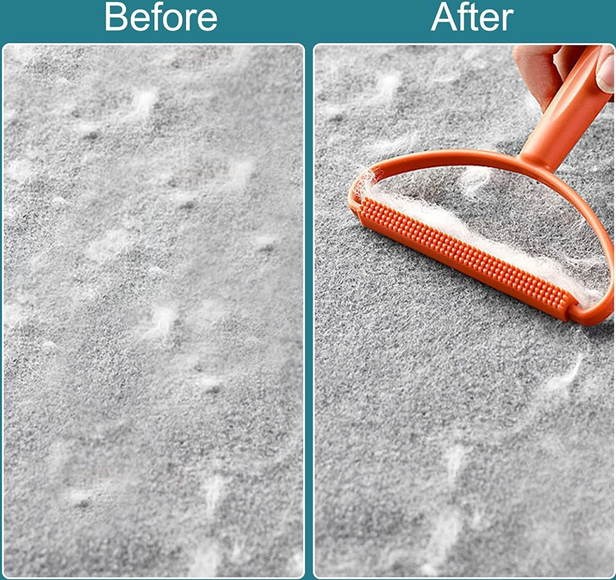 Doodadeals® | Huisdierhaar Verwijderaar | Kattenhaar Verwijderaar | Tapijt, Meubels En Jas | Blauw Of Oranje | 1 Stuk 2 Doodadeals® | Huisdierhaar Verwijderaar | Kattenhaar Verwijderaar | Tapijt, Meubels En Jas | Blauw Of Oranje | 1 Stuk - Afbeelding 2