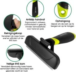 Mister Mill Trimhark - Hondenkam Kattenkam - Dierenkam 6,6 CM -Hond Benodigdheden 1200x1143 1