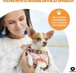 Vulpes Pets® Ultrasone Anti Blaf Apparaat – 3-in-1 Anti Blaf Apparaat Pro - Diervriendelijk & Zonder Schok - Alternatief Anti Blafband - Voor Kleine & Grote Honden - Audio - Flashlight - USB-Oplaadbaar -Hond Benodigdheden 1200x1151 2