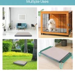 Nobleza Orthopedische Hondenkussen Wasbaar - Hondenbed - Maat S: 60 X 40 X 8 Cm - Grijs -Hond Benodigdheden 1200x1152 6