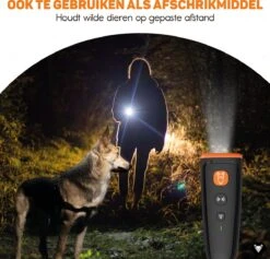 Vulpes Pets® Ultrasone Anti Blaf Apparaat – 3-in-1 Anti Blaf Apparaat Pro - Diervriendelijk & Zonder Schok - Alternatief Anti Blafband - Voor Kleine & Grote Honden - Audio - Flashlight - USB-Oplaadbaar -Hond Benodigdheden 1200x1153 10