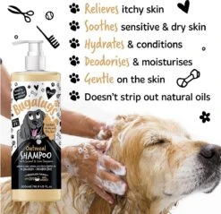 Bugalugs - Hondenshampoo Oatmeal - Met Kokos En Limoen Geur - Alle Vachttypes - Fles Met Pompje - Vegan - 500 Ml -Hond Benodigdheden 1200x1163 4