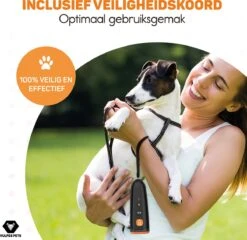 Vulpes Pets® Ultrasone Anti Blaf Apparaat – 3-in-1 Anti Blaf Apparaat Pro - Diervriendelijk & Zonder Schok - Alternatief Anti Blafband - Voor Kleine & Grote Honden - Audio - Flashlight - USB-Oplaadbaar -Hond Benodigdheden 1200x1166 8