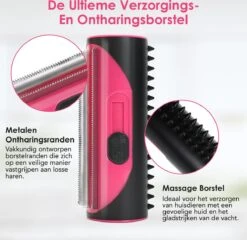 Frenkies HuisdierPlezier Hondenborstel - Borstels - Hondenborstel - Hondenkam - Roze -Hond Benodigdheden 1200x1167 2