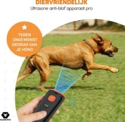 Vulpes Pets® Ultrasone Anti Blaf Apparaat – 3-in-1 Anti Blaf Apparaat Pro - Diervriendelijk & Zonder Schok - Alternatief Anti Blafband - Voor Kleine & Grote Honden - Audio - Flashlight - USB-Oplaadbaar -Hond Benodigdheden 1200x1172 7