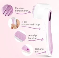 Lubadoo® - Kattenborstel - Hondenborstel - Kattenkam - Kattenhaar - Hondenhaar - Huisdierhaar Verwijderaar - Haarverwijderaar Voor Huisdieren - Langharig - Kortharig - Roze -Hond Benodigdheden 1200x1184 3