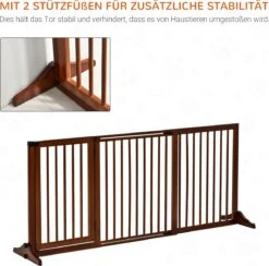 PawHut Barrière Verstelbare Lengte D06-079V01 -Hond Benodigdheden 1200x1185 3