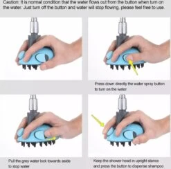 WVspecials Huisdieren Douche - Douche Voor Honden - Honden Douche - Inclusief Slang - Inclusief Drie Kraanadapters - Geschikt Voor Binnen En Buiten - Hondendouche - Hondenbad - Hondenborstel - Hondenkam - Hondenwassen - Hondenzwembad - Tuinslang -Hond Benodigdheden 1200x1187 4