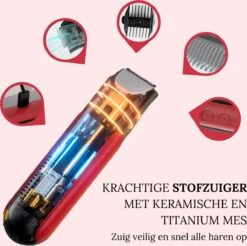 Pet Lovers - Hondentondeuse - Hondentondeuse - Automatische Inhalerende Haren - Dierentondeuse - Hondentrimmer - Hondentondeuse Dikke Vacht - Tondeuse Voor Honden - Hondentondeuse - Draadloos - 2 Opzetkammen - Honden En Katten Tondeuse -Hond Benodigdheden 1200x1193 1