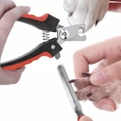 Merkloos Professionele Nagelschaar - Dieren Nagelschaar - Rood & Zwart - Honden Nagelknipper - Hondennagels - Honden Knip Schaar - Honden Knipsch -Hond Benodigdheden 1200x1195