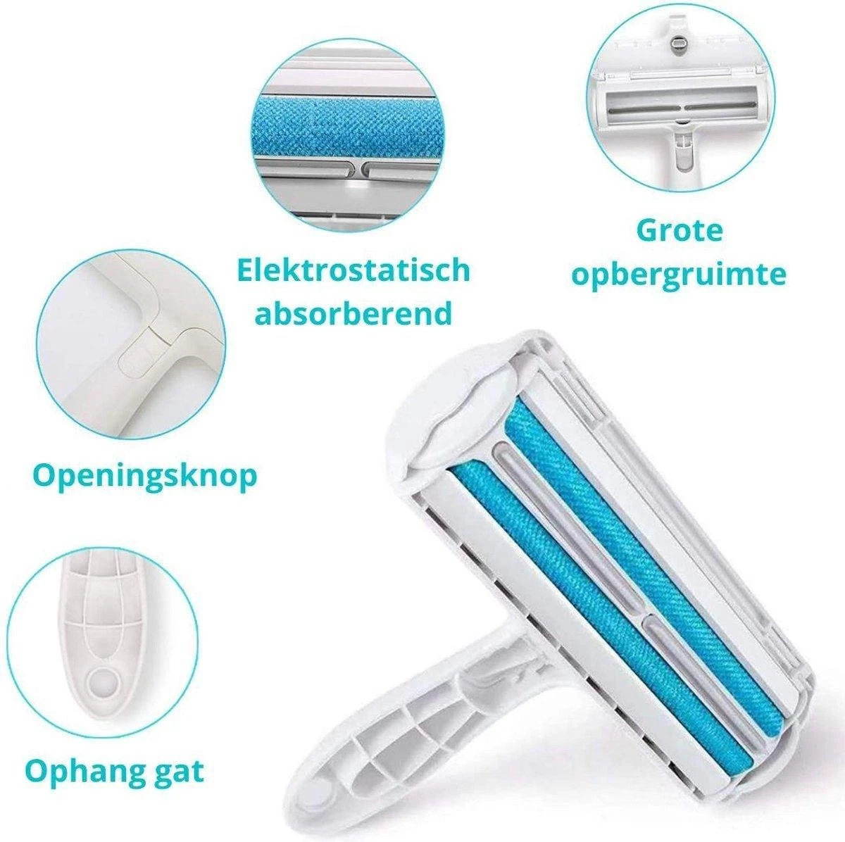 Merkloos Huisdierhaar Verwijderaar Met Kledingborstel - Pluizen En Haren Verwijderaar - Kleding Borstel & Roller - Hondenhaar En Kattenhaar - Pluizenverwijderaar 4 Merkloos Huisdierhaar Verwijderaar Met Kledingborstel - Pluizen En Haren Verwijderaar - Kleding Borstel & Roller - Hondenhaar En Kattenhaar - Pluizenverwijderaar - Afbeelding 4