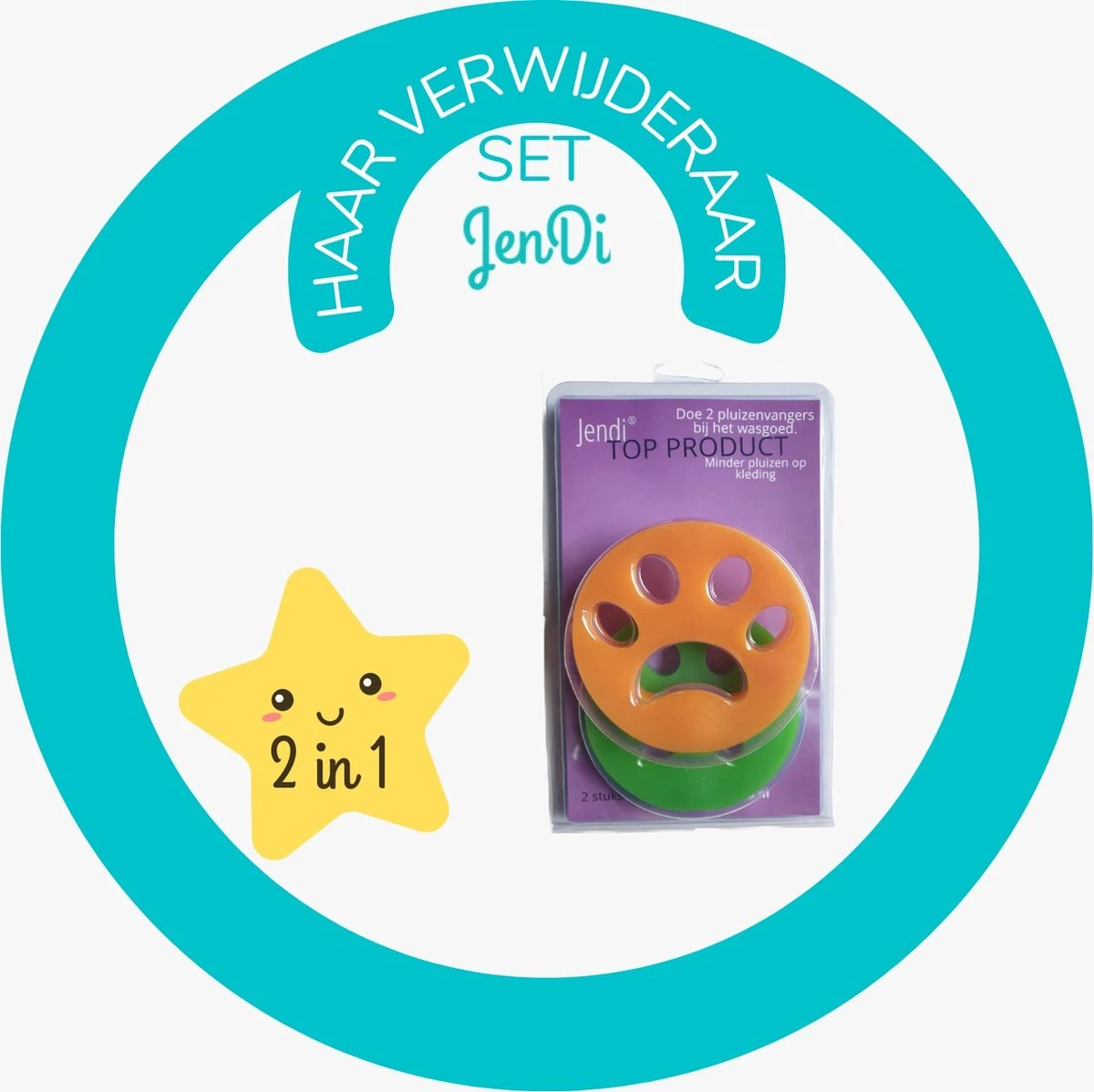 Jendi - Haarverwijderaar Voor Huisdieren - Pluizen Verwijderaar - Makkelijk In Gebruik - Haarverwijderaar Voor Wasmachine - 2 Stuks In 1 Verpakking - Kleur: Groen & Oranje 1 Jendi - Haarverwijderaar Voor Huisdieren - Pluizen Verwijderaar - Makkelijk In Gebruik - Haarverwijderaar Voor Wasmachine - 2 Stuks In 1 Verpakking - Kleur: Groen & Oranje
