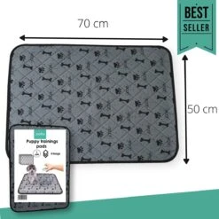 Jooba Puppy Training Pads - Wasbare Puppy Pads 2 Stuks - Hondentoilet - 70x50cm - Puppy -Hond Benodigdheden 1200x1200 1113