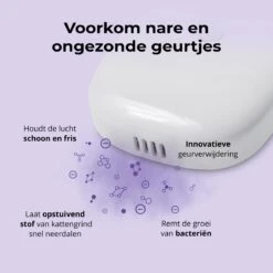 Pettadore Air Insight - Kattenbak Geurverdrijver & Teller - Actieve Zuurstof En Ionen - Oplaadbaar - Met App -Hond Benodigdheden 1200x1200 1149