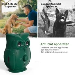 Bolify - Anti Blaf Apparaat - Anti Blafband - Anti Blaf - Zonder Schok - Diervriendelijk - Ultrasoon - Uil Model -Hond Benodigdheden 1200x1200 1192